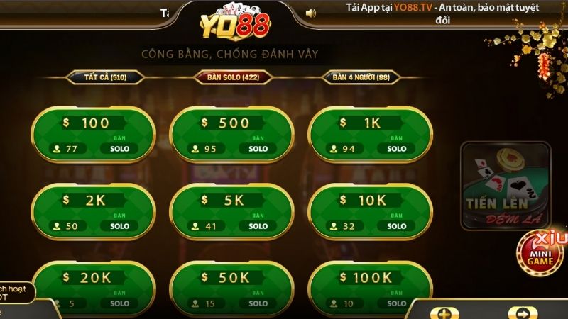 Vì sao Tiến Lên Đếm Lá ở Yo88 được yêu thích?
