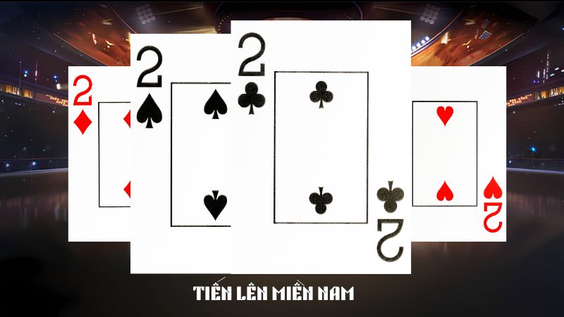 Chơi tiến lên miền Nam có được đánh 2 cuối không?